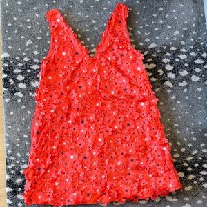 STINE GOYA Red Floral Dress